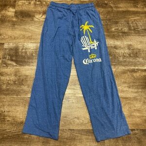 Corona Extra Blue Pajama Pants Size Small